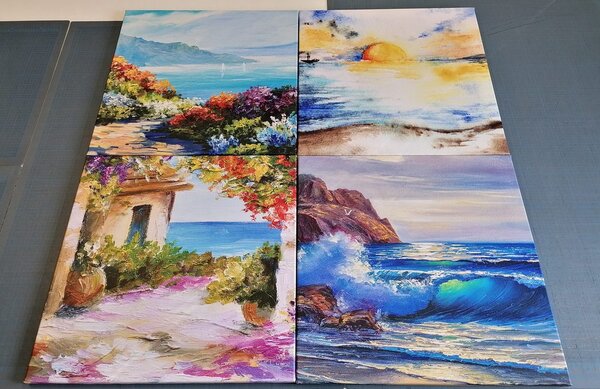 Set di quadri – Mare e spiaggia