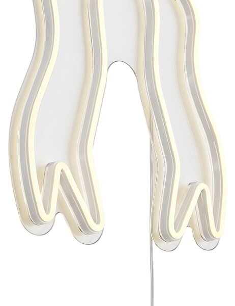 Lampada da parete al neon bianco caldo con LED - Bow