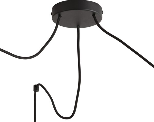 Lampada a sospensione retrò beige a 3 luci - Monti