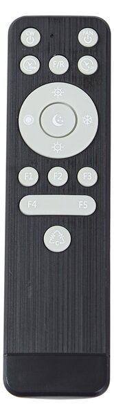 Ventilatore da soffitto bianco 48,5 cm con LED dimmerabile in Kelvin con telecomando - Clemo