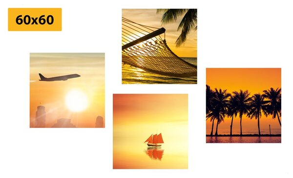 Set di quadri – Incanto della vacanza al mare