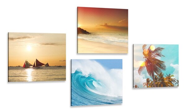 Set di quadri – Vita al mare