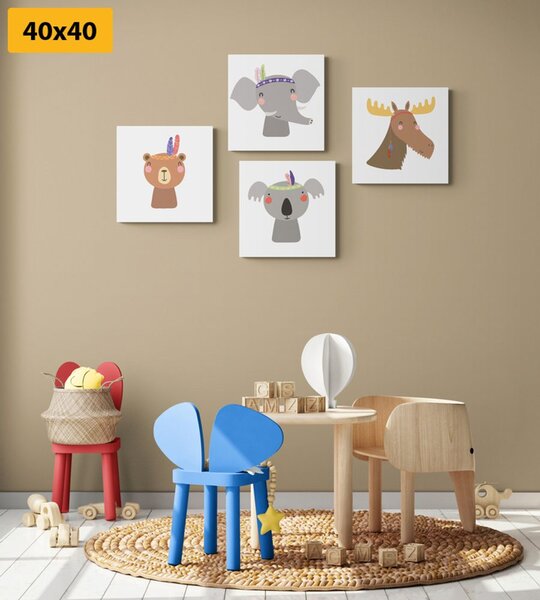 Set di quadri – Animali adorabili