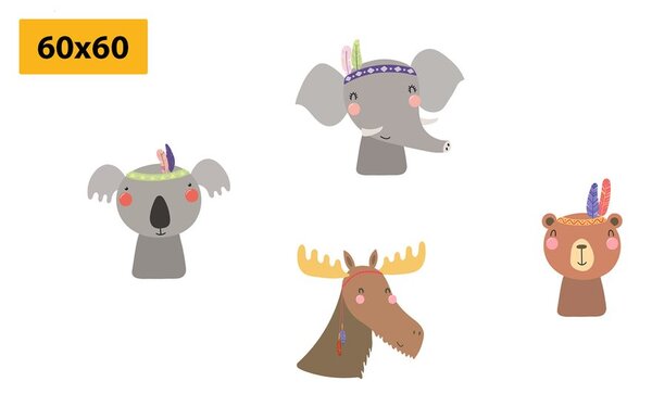 Set di quadri – Animali adorabili