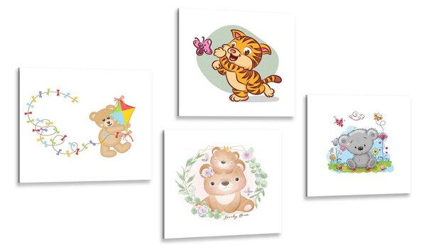 Set di quadri – Animali per bambini