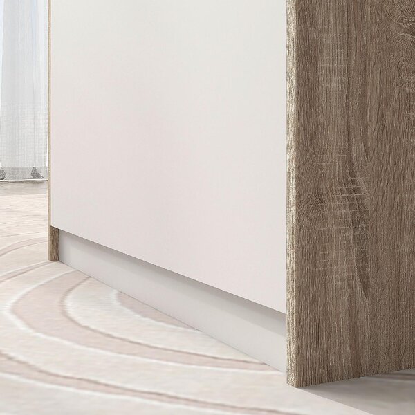 DecHome Cassapanca in Legno Panca contenitore Dimensioni 62,4x40x51,5 cm colore Bianco