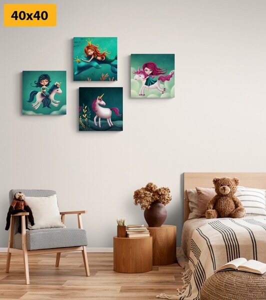 Set di quadri – Creature fiabesche
