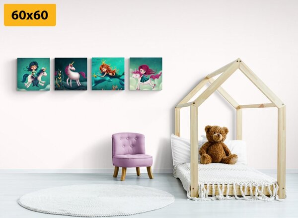 Set di quadri – Creature fiabesche