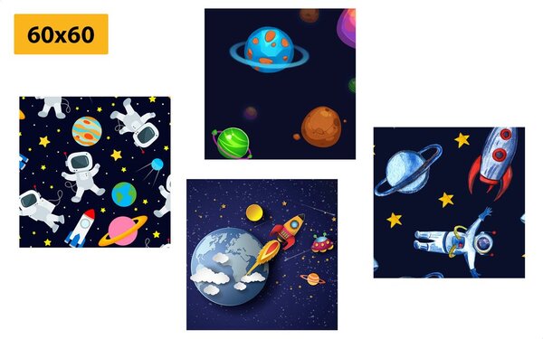 Set di quadri – Universo misterioso