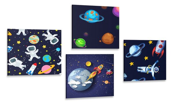 Set di quadri – Universo misterioso