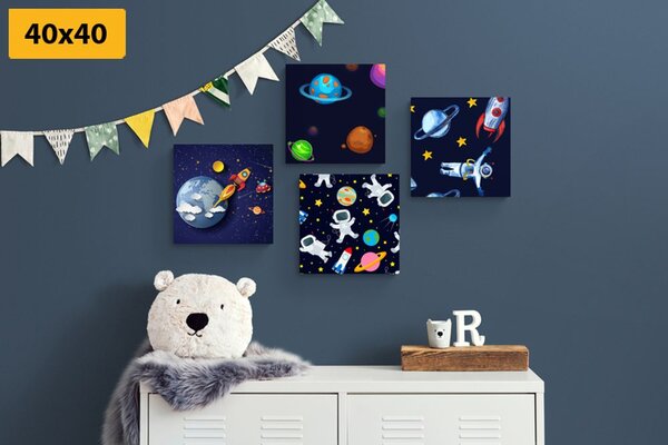 Set di quadri – Universo misterioso