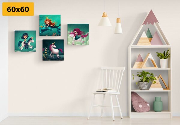 Set di quadri – Creature fiabesche