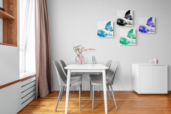 Set di quadri – Farfalle colorate