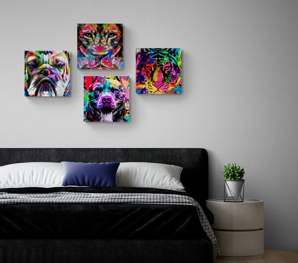 Set di quadri – In interessante stile pop art