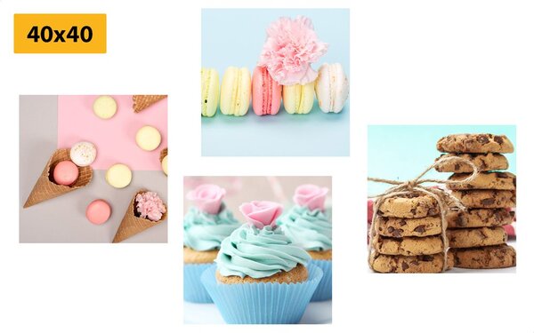 Set di quadri – Dolce tentazione