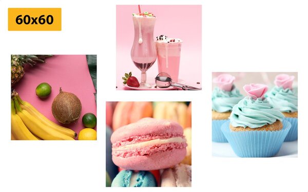 Set di quadri – Per gli amanti dei dolci