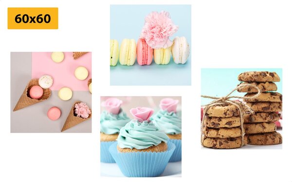Set di quadri – Dolce tentazione