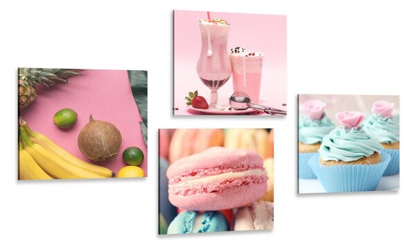 Set di quadri – Per gli amanti dei dolci