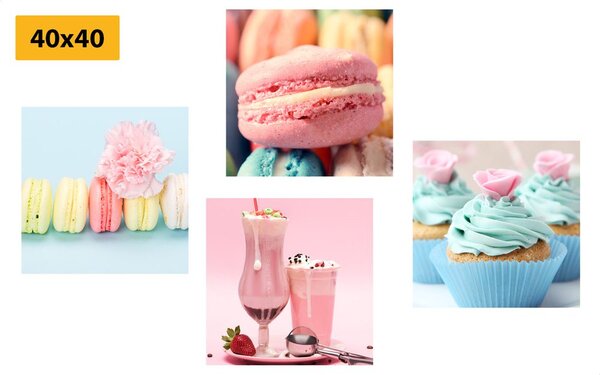Set di quadri – Per gli amanti delle tentazioni dolci
