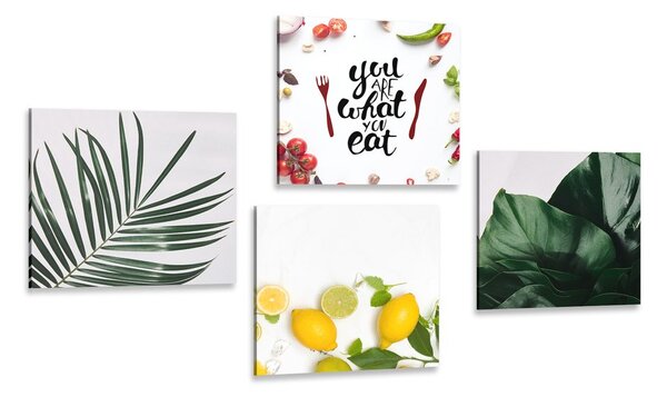 Set di quadri – Per la cucina in stile unico