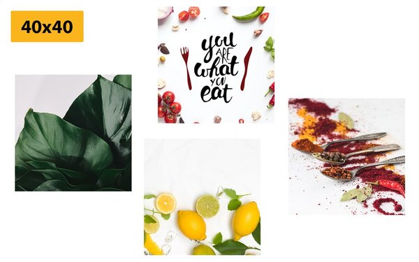 Set di quadri – Per la cucina in stile interessante
