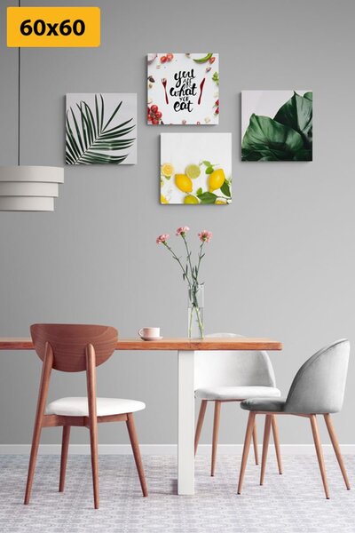 Set di quadri – Per la cucina in stile unico
