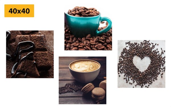 Set di quadri – Profumo di buon caffè