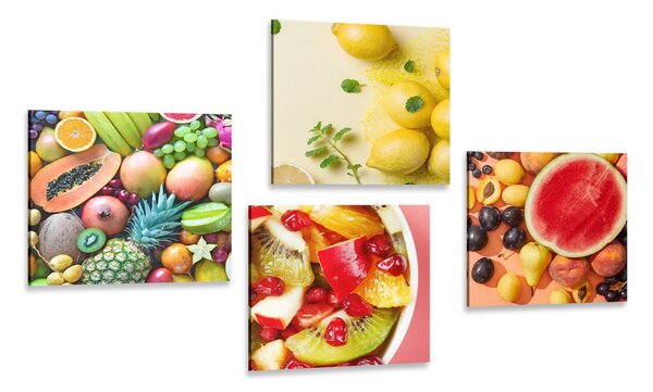 Set di quadri – Frutta succosa