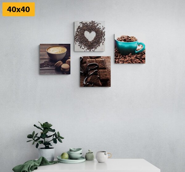 Set di quadri – Profumo di buon caffè