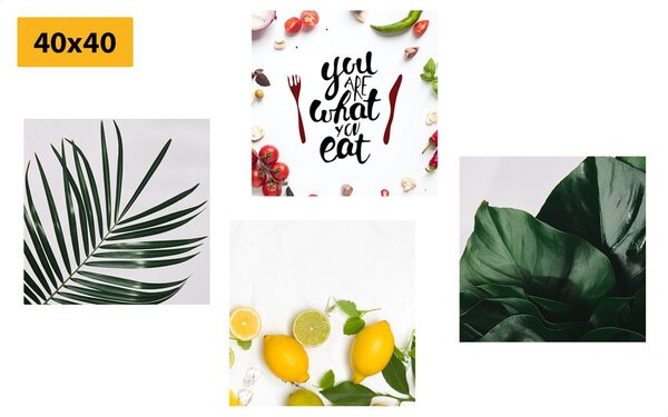 Set di quadri – Per la cucina in stile unico