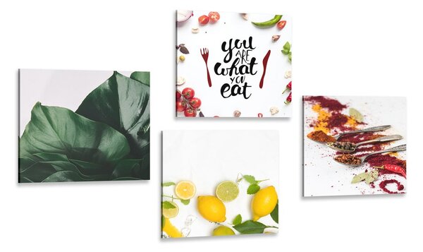 Set di quadri – Per la cucina in stile interessante