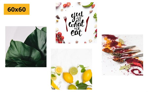 Set di quadri – Per la cucina in stile interessante