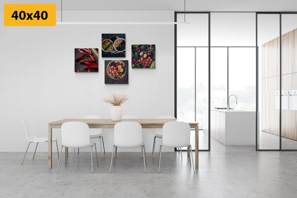 Set di quadri – Delizie culinarie