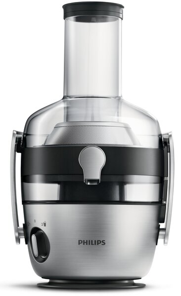 Philips Centrifuga Elettrica Frutta e Verdura Capacit polpa 2.1 Litri Potenza 1100 Watt colore Nero e Argento - HR1921/20 Avance Collection