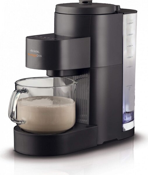 Ariete OUTLET - Centrifuga Elettrica Macchina per Bevande Vegetali Capacit 1.5 Litri Potenza 1200 Watt con Lame in Acciaio Inox colore Nero - 00C0