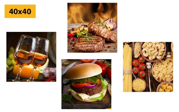 Set di quadri – Arte culinaria