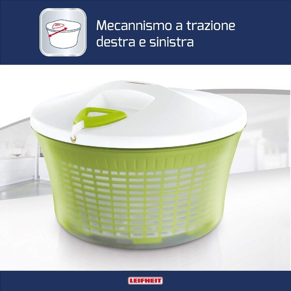 Soehnle Centrifuga Insalata a Corda 26 cm Verde - 23200