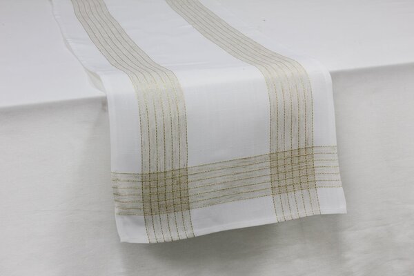 Blanco Raya Centrotavola Natalizio Runner Tavola 40x108 cm colore Bianco - 24113