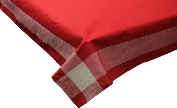 Blanco Raya Centrotavola Natalizio Tovaglia Natalizia per Tavolo 90x90 cm colore Rosso - 24113