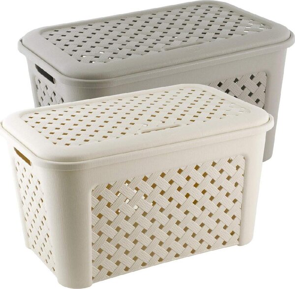 Tontarelli Cesta Portabiancheria 48 Litri Angora Arianna - 8105407210