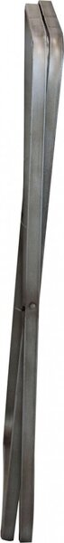 DecHome Cesto Porta Bosch In Ferro e Stoffa Gilbert in Tessuto cm 40,5x45,5x65 h Colore Bianco - HO806077