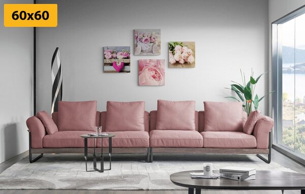 Set di quadri – Fiori in stile vintage