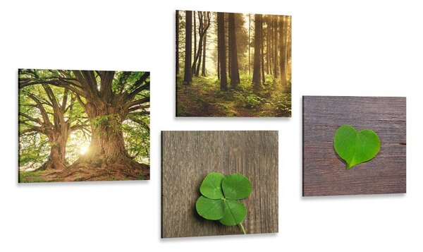 Set di quadri – Brezza della natura
