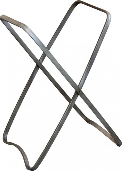 DecHome Cesto Porta Bosch In Ferro e Stoffa Gilbert in Tessuto cm 40,5x45,5x65 h Colore Bianco - HO806077