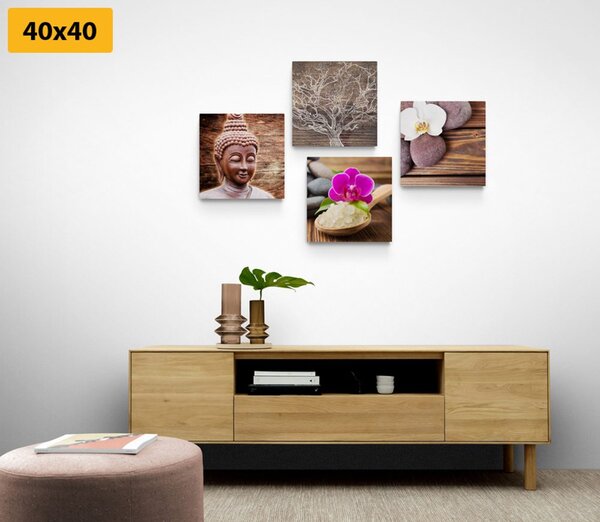 Set di quadri – Feng Shui in stile naturale