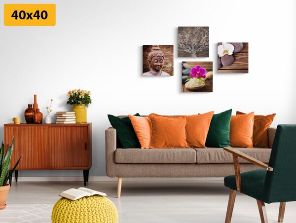Set di quadri – Feng Shui in stile naturale