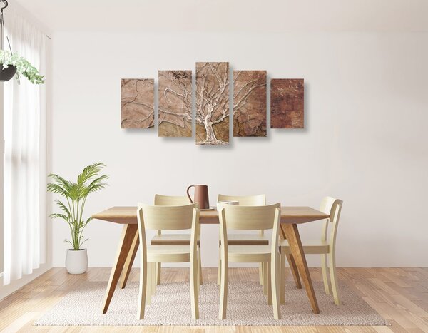 Quadri 5 pezzi – Corona dell'albero