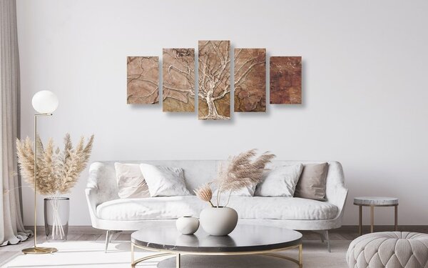 Quadri 5 pezzi – Corona dell'albero