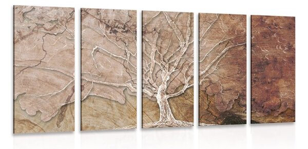 Quadri 5 pezzi – Corona dell'albero