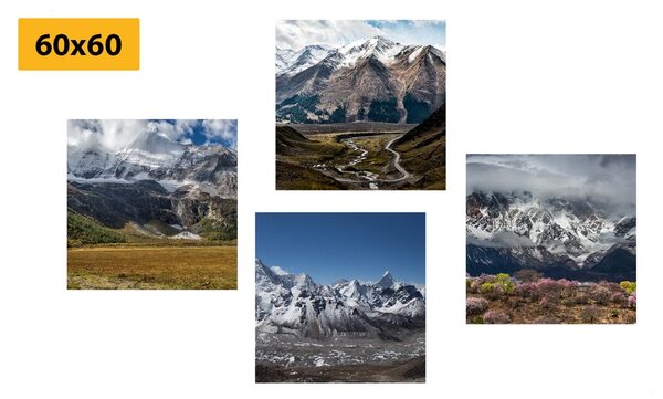 Set di quadri – Per gli amanti delle montagne